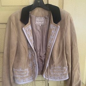 Western suede jacket